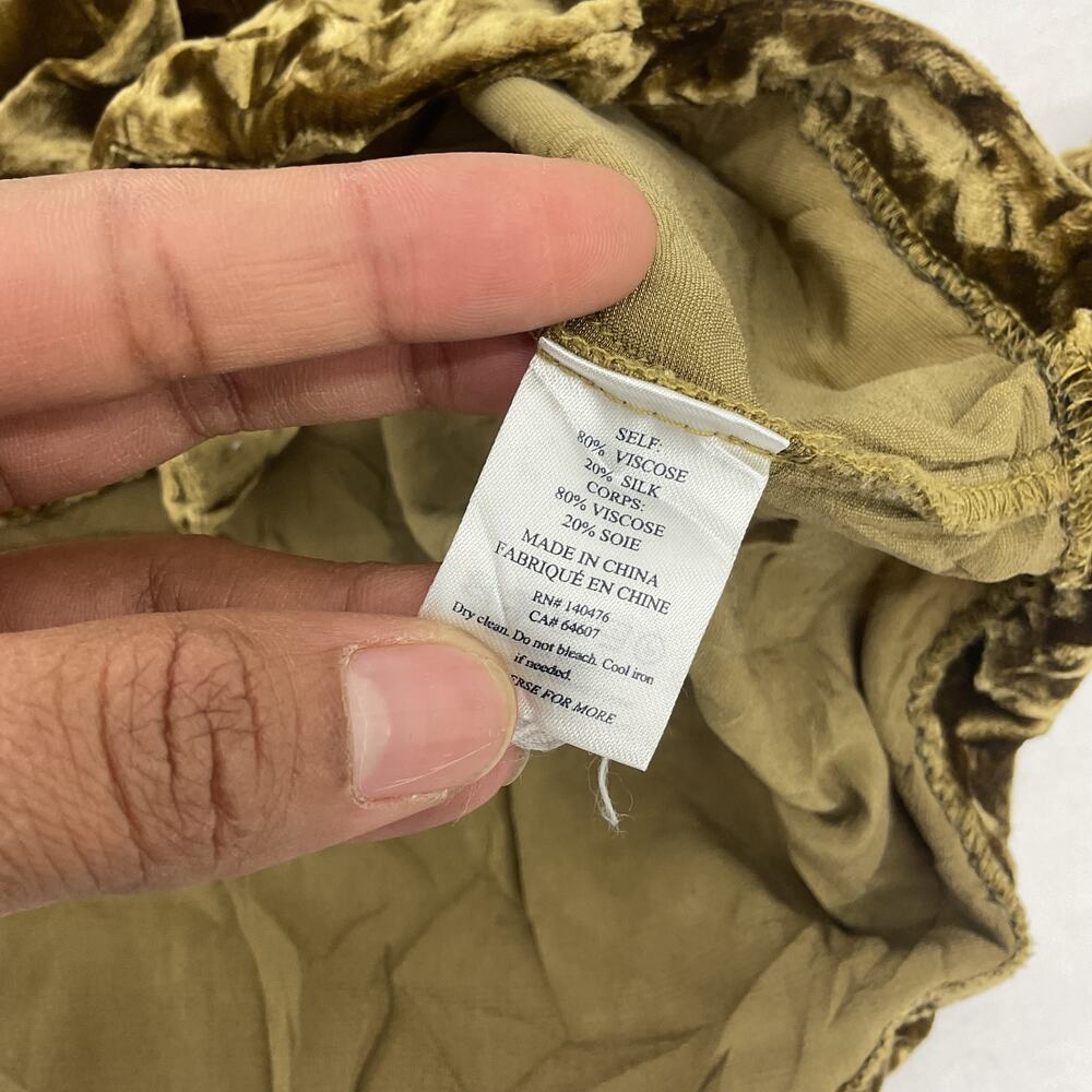 Faherty Brown Velvet Button Down Shirt - image 4